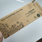 Recyclebares Papier-Verpacken Faltschachtel-Kraftpapiers Brown besonders angefertigt, langlebiges Gut druckend